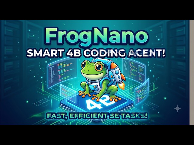 FrogNano: Training a 4B Coding Agent via Online Task Synthesis