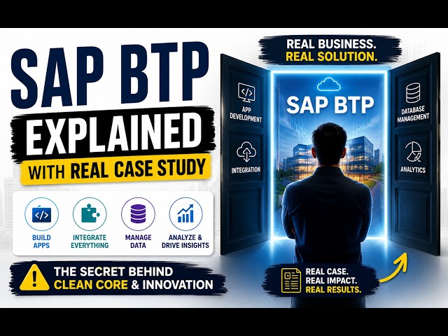 SAP BTP Explained (2026) with Real Business Case Study