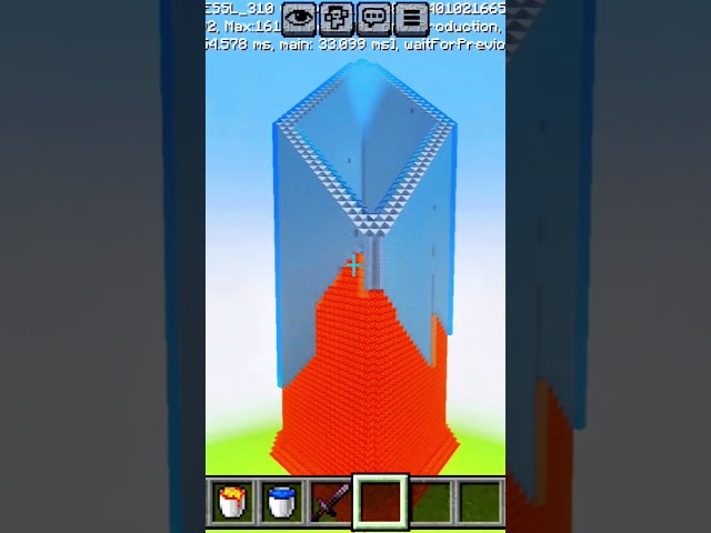 Want to build a cool Minecraft building the EASY way? 👀🏠 #shorts #maincraft #virl