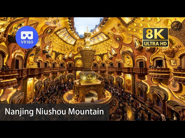 【VR180】Travel China: Niushou Mountain 牛首山 | The Sacred Relic of the Buddha | 8K 60fps