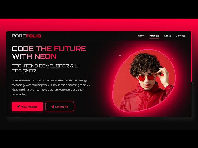 Build a Responsive Portfolio Website FAST 2025 Step by Step Tutorial #webdesign #coding #htmlcss #js