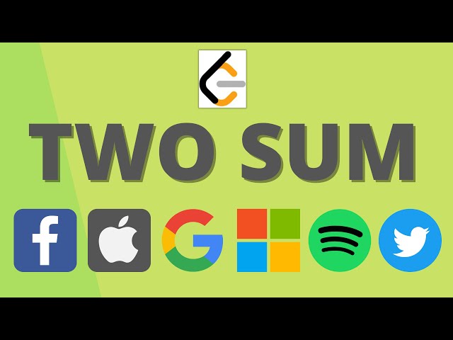 Two sum Leetcode 1 Hashmap Java
