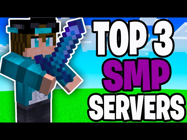 Top 3 SMP Survival Servers For Minecraft 2026! - Java & Bedrock