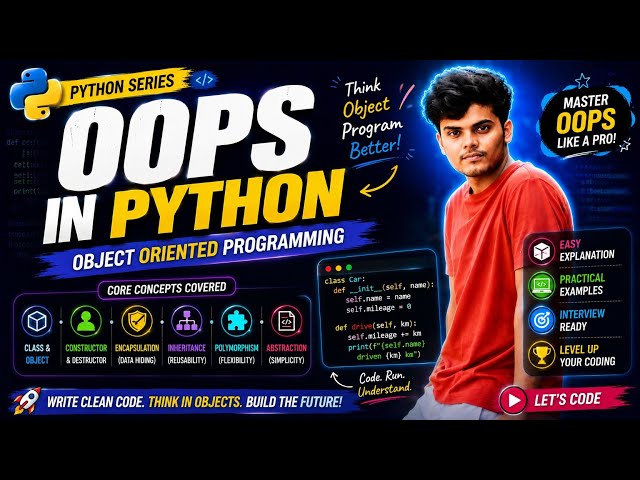 OOP in Python | Python for Beginners | Hindi