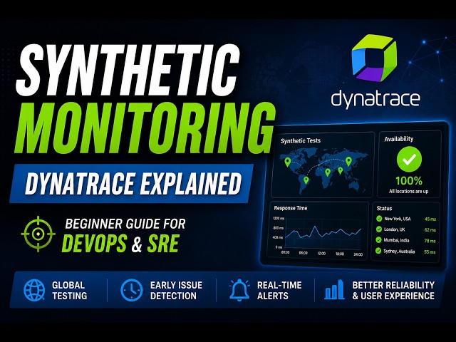 What is Synthetic Monitoring in Dynatrace? | Beginner Guide for DevOps & SRE