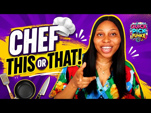Chef Answers Fun "This or That" Questions 👨‍🍳🔥 | Cooking Tips & Career Advice