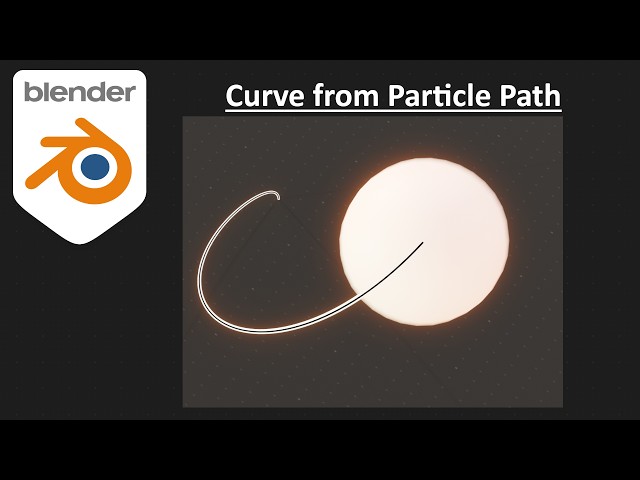 Generate Curves from Particles - Blender Tutorial
