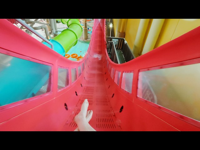 Wild Rapids POV | Fast Water Coaster Slide at OKANA Resort