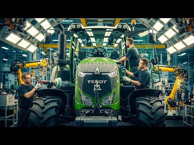 Inside the Fendt Factory | World-Class German Tractor Manufacturing Process #factorytour #production