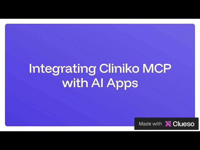 Cliniko MCP Integration | Step-by-Step Tutorial