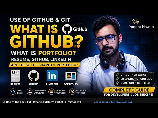 GitHub, Git & Portfolio Explained