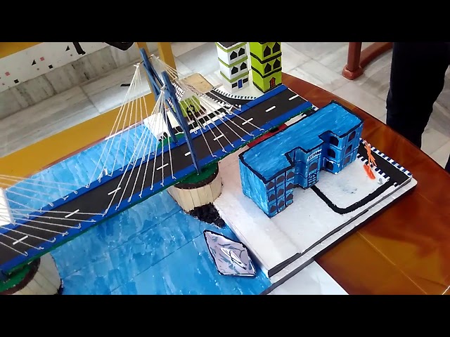 "SUSPENSION BRIDGE"  ..Project for civil engineering student (Both diploma nd B.tech)