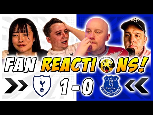 Spurs & West Ham Fans Reactions to Tottenham 1-0 Everton | Premier League Fan Reactions