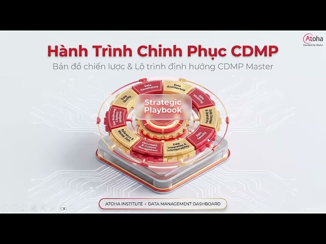 [ATOHA] Webinar “Chinh phục CDMP: Chiến lược học & thi chứng chỉ Quản lý dữ liệu toàn cầu"