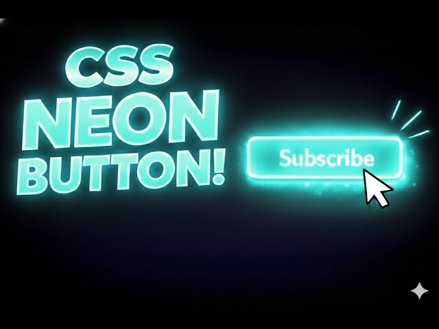 CSS Neon Button