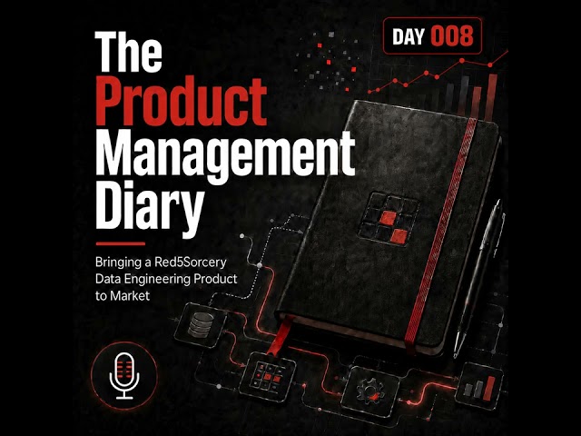 Day 008 - The Product Management Diary - Bringing a Red5Sorcery Data Engineering Product to Market