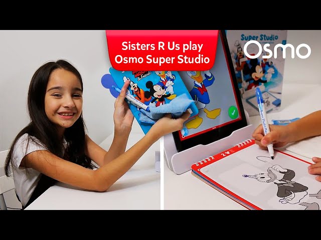Sisters R Us play Osmo Super Studio Unboxing
