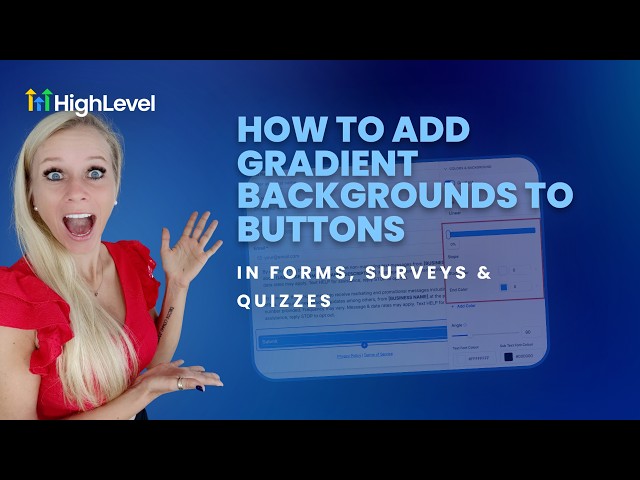 How to Add Gradient Backgrounds to Buttons in Forms, Surveys & Quizzes