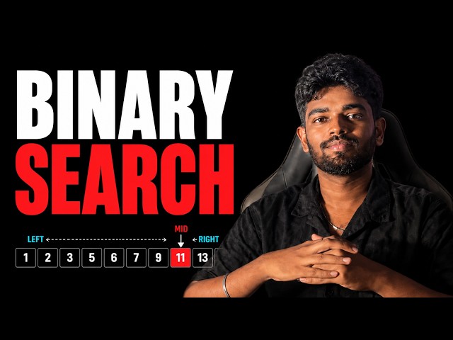Learn Binary Search in 15 Minutes | Concept + Code + Time Complexity | Tamil