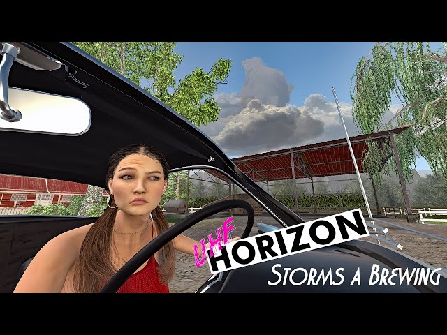 VR 360° Cranking the VW Karmann Ghia in Storms a Brewing #vr #360 #iclone8 #volkswagen #karmannghia