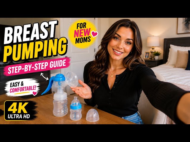 👶🍼 [4K] Manual Breast Pump Tutorial | Complete Step-by-Step Guide for New Moms (2026) 💖