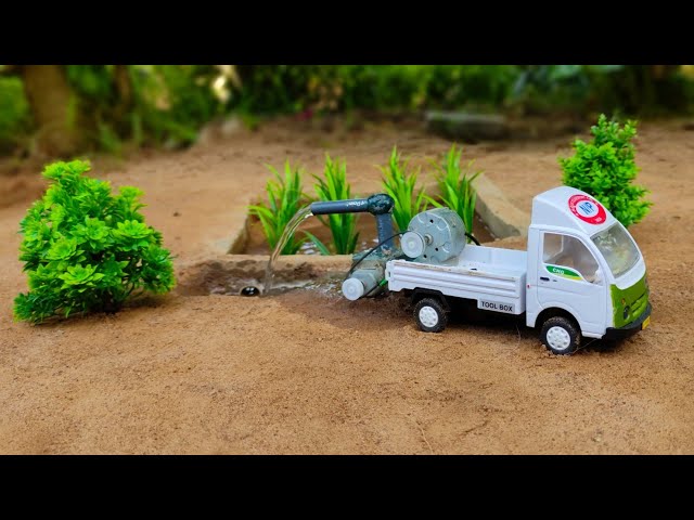 Diy water pump tractor science project @Santroyce