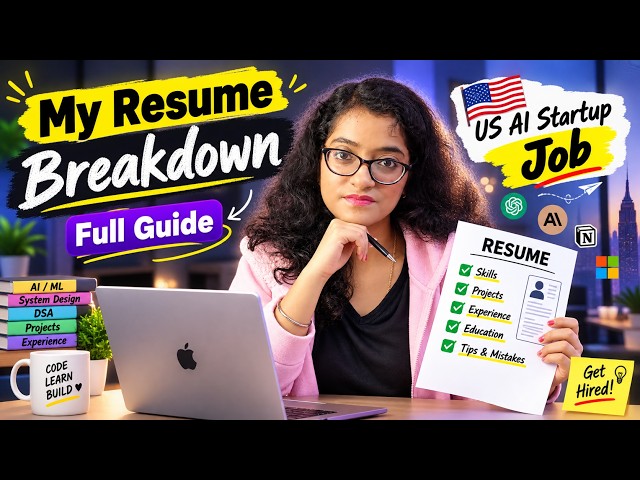 Crack ML Internships at US Startups | My Resume