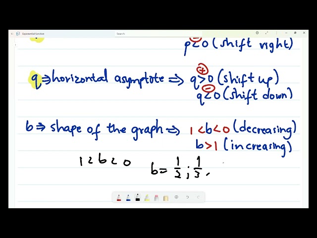 Grade 11 - Exponential functions