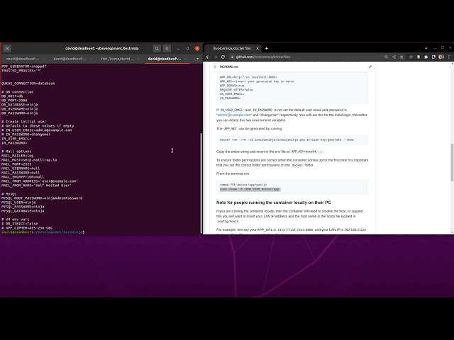 Setup Invoice Ninja in 5 minutes using Docker Compose