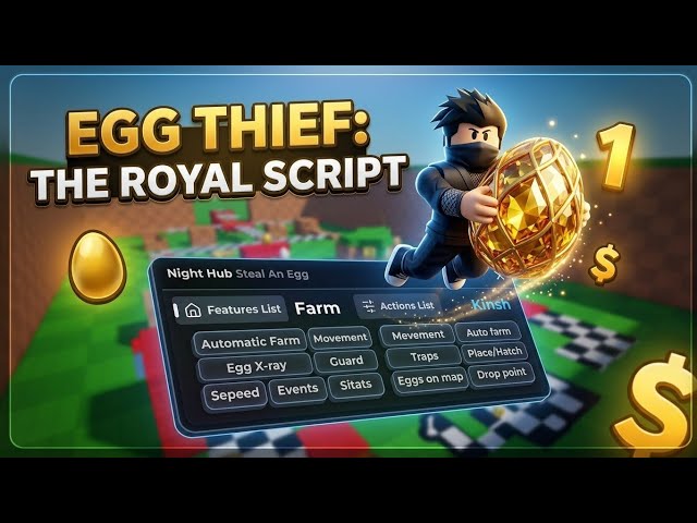 Script Steal an egg speed auto farm (No Key) 