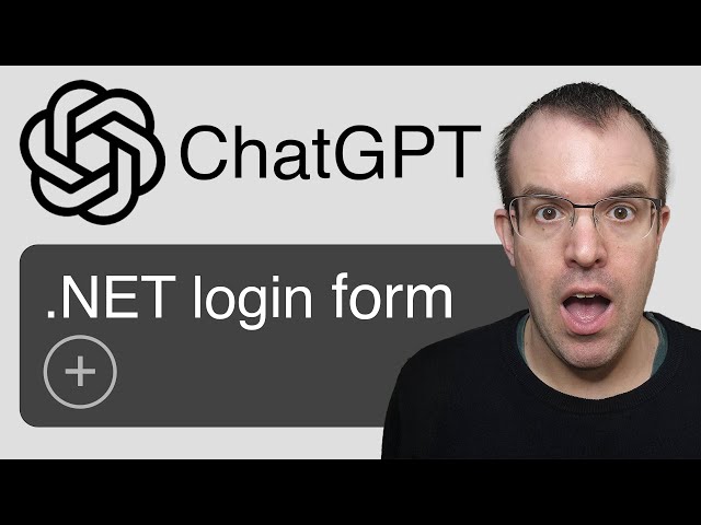 Can ChatGPT build an ASP.NET Core login form in 10 minutes?