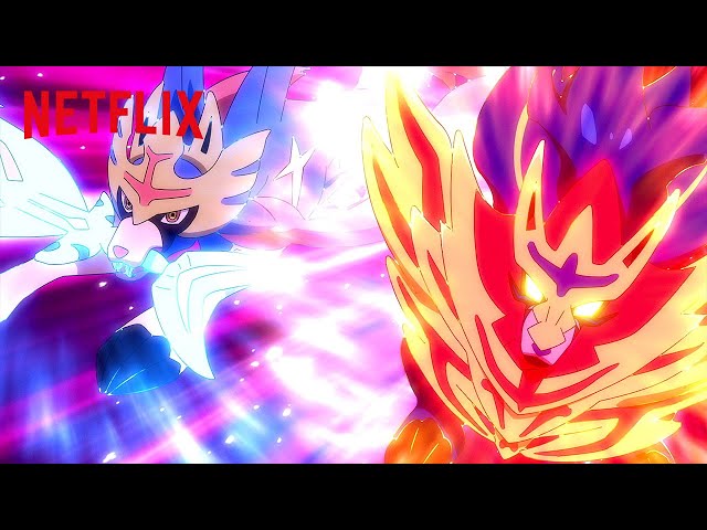 Zacian🗡 + Zamazenta🛡 vs Eternatus | Pokémon Journeys: The Series | Netflix Family
