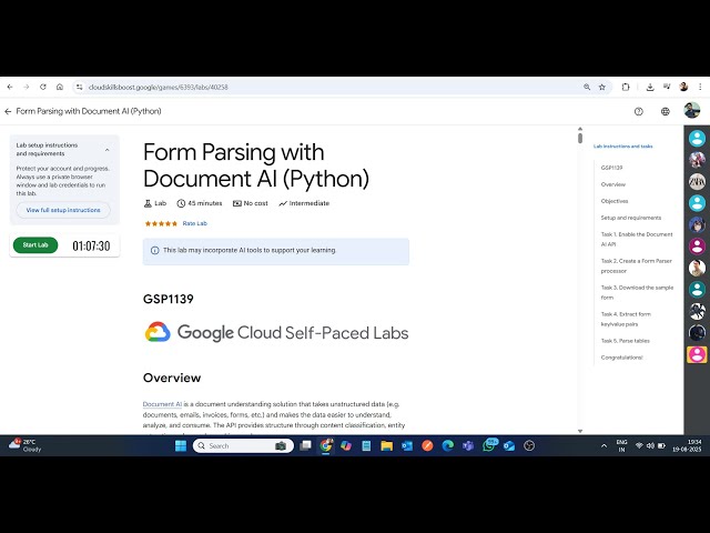 [NEW 2025] Form Parsing with Document AI (Python) || Updated Lab Solution || Google Arcade 2025