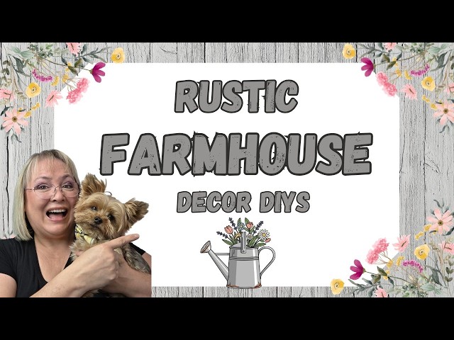RUSTIC FARMHOUSE DECOR DIYS/WHAT WOOD YOU MAKE CHALLENGE/WOOD HOME DECOR