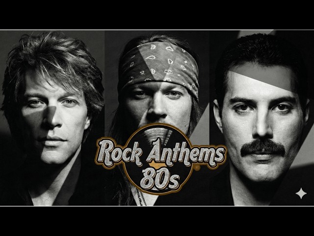 Ultimate 80s Rock Anthems 🔥 Bon Jovi • Queen • Guns N Roses | Stadium Rock Classics