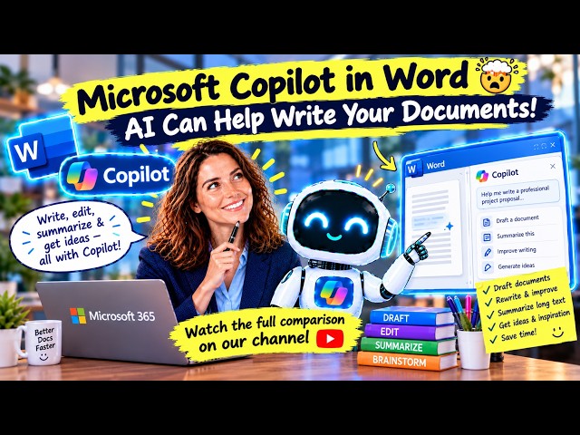 Microsoft Copilot in Word 🤯 AI Can Help Write Your Documents!