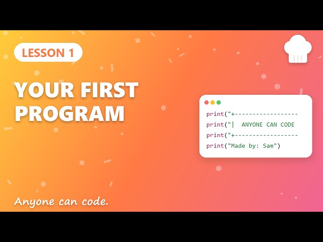 Learn Python in 7 Minutes: Your First Program (Total Beginner)