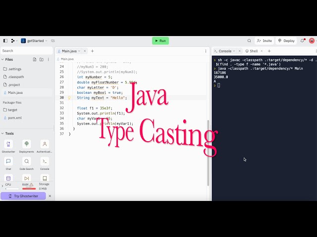 7. Java Type Casting