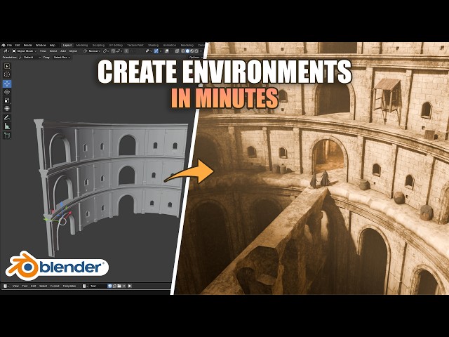 Build Faster Environments with Modular Assets in Blender