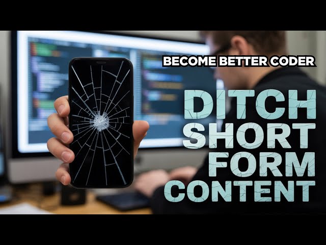 Become a GOOD Coder by Avoiding Short Form Content!