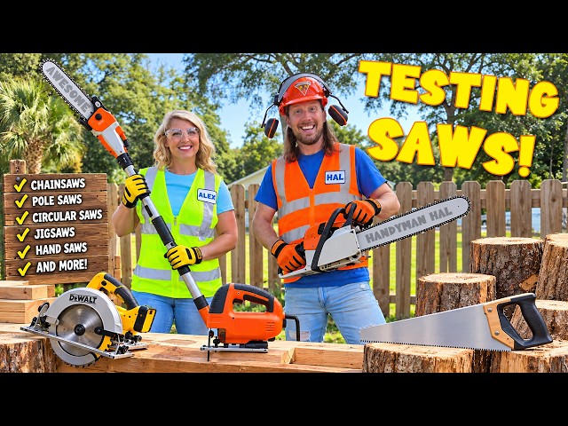 Can Handyman Hal use a Chainsaw?!? | Chainsaws, Pole Saws & Power Saws
