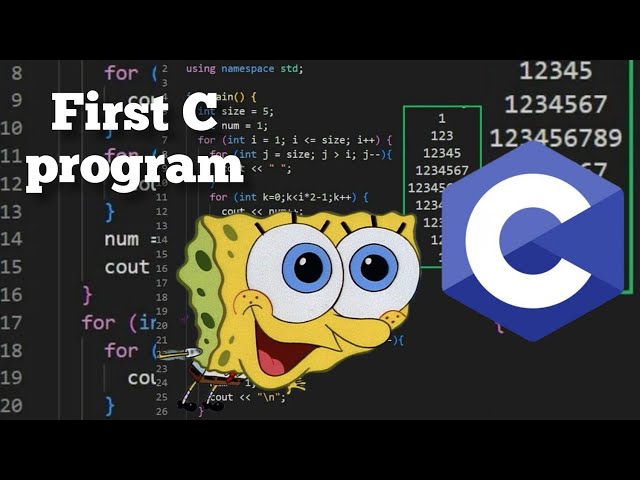 First C program