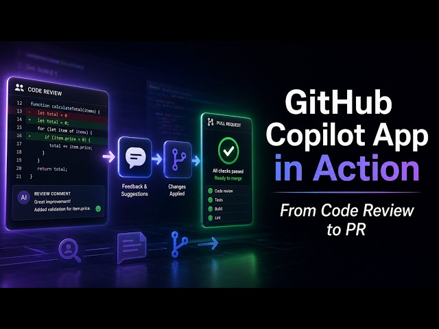 GitHub Copilot App in Action: Code Review to PR