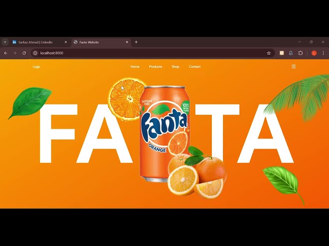 3D Animated Website with GSAP 🔥 HTML CSS JavaScript Project | Modern UI/UX Design #gsapanimation