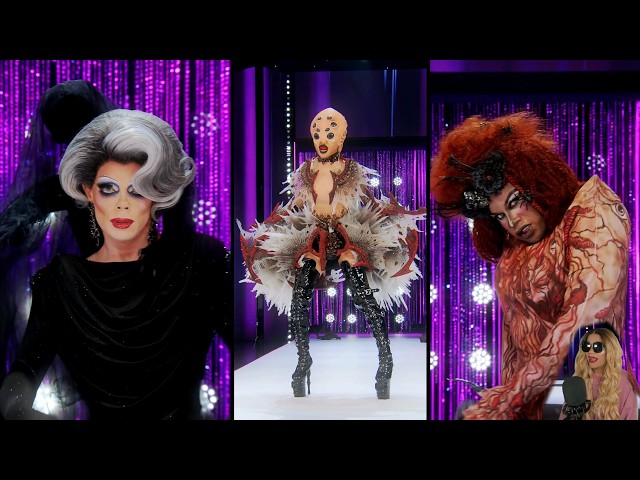 Runway Category Is..... Shock And Awe! - Drag Race Down Under vs The World