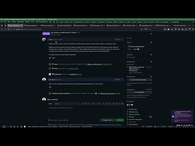Kairos Planning - 19/01/2026 - ARM64 Support, Reset Fixes, and Release Readiness