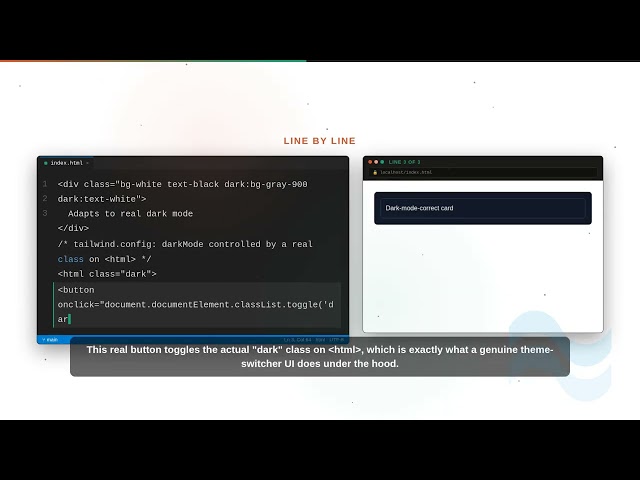 Tailwind CSS - Web development basic Series: Dark Mode with the dark: Variant