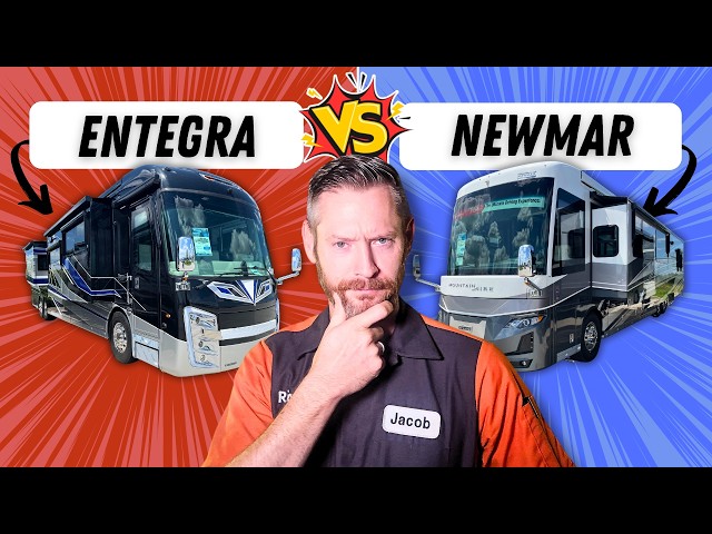 RV Tech reviews Newmar vs Entegra Class A Motorhomes UNDERCOVER