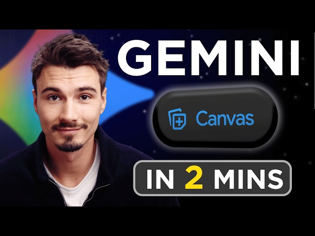 How to Use Gemini Canvas in 2 Minutes (For Beginners)