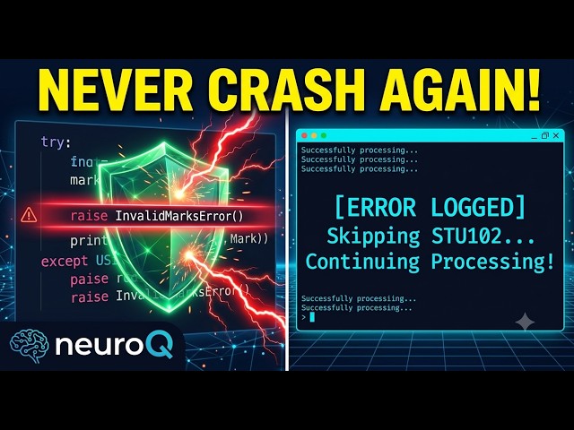 Day 25 Build a Python Data Processor That NEVER Crashes! (Fault-Tolerant Architecture)